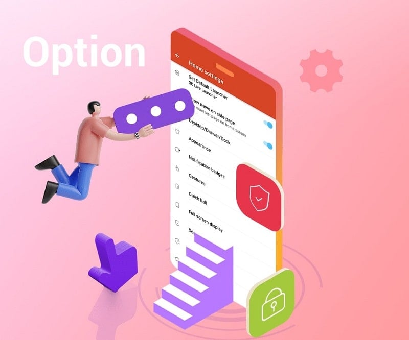 3D Launcher mod apk free