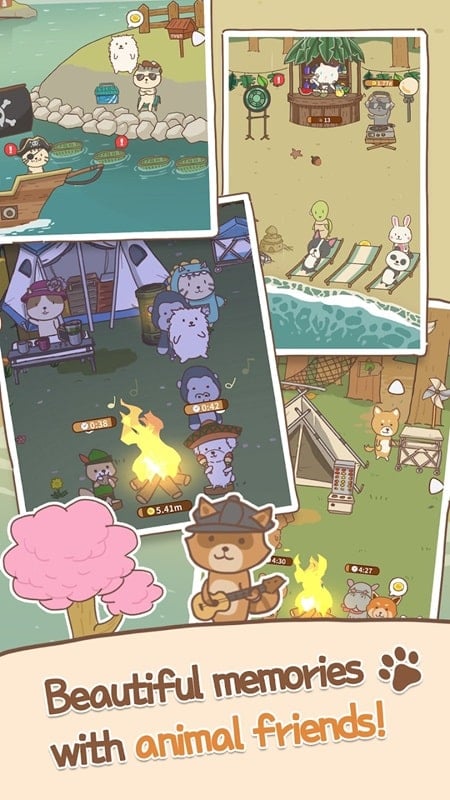 animal-camping-mod-android Animal Camping mod android