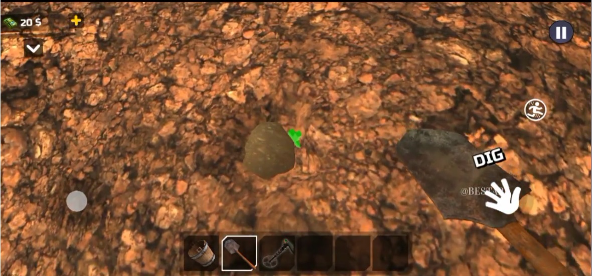 gold-rush-miner-simulator-3d-1-1 Đào kho báu trong Gold Rush Miner Simulator 3D MOD APK