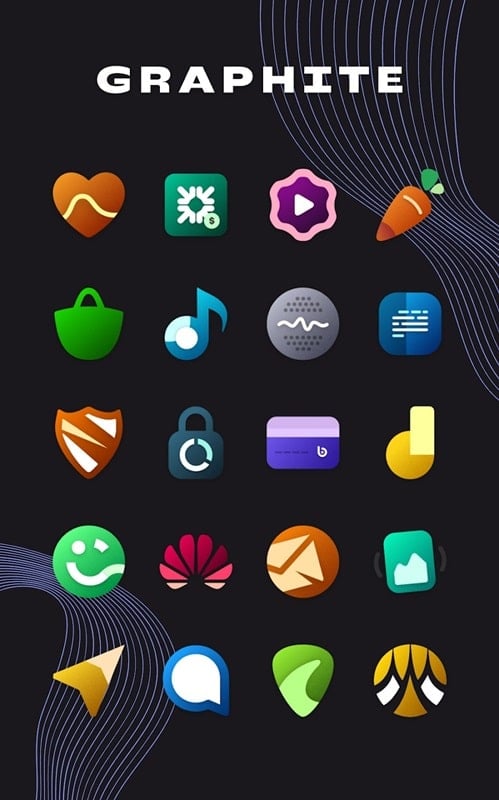 graphite-icon-pack-mod-android Graphite Icon Pack mod android