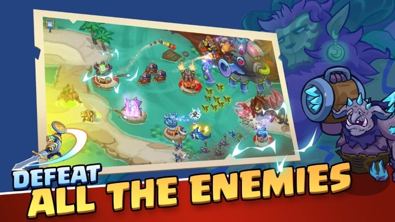 hero-of-might-tower-defense-mod-free Hero of Might Tower defense mod free