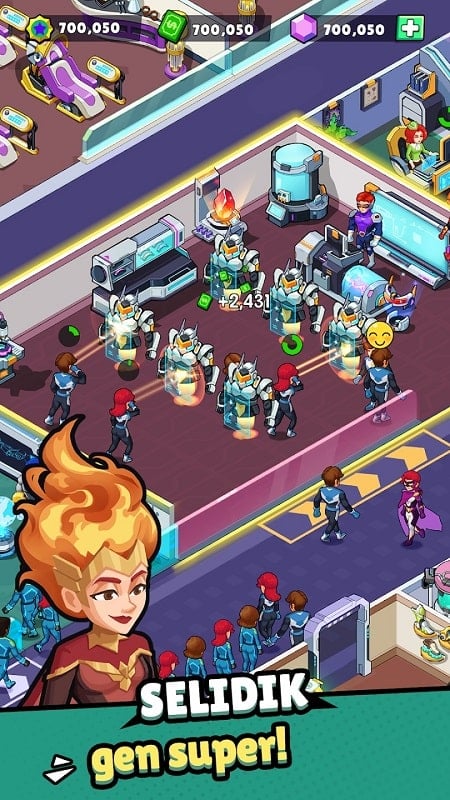 Idle Superpower School mod