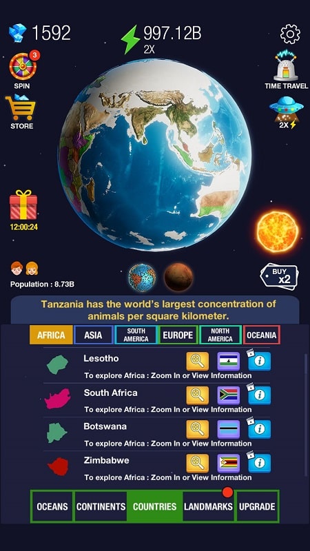 Idle World mod