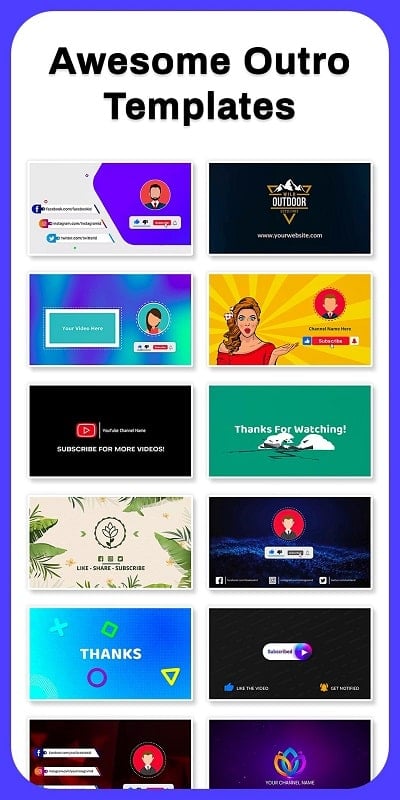 Intro Maker Outro Maker mod apk