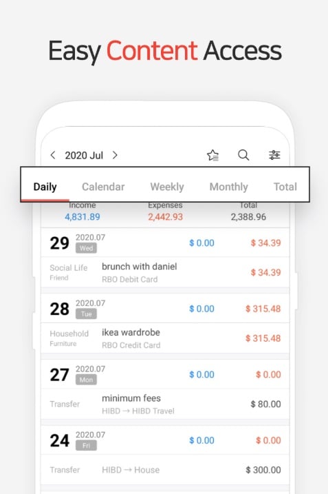 money-manager-mod-apk-4 Sử dụng thêm nhiều nguồn tiền khác nhau cho các khoản chi tiêu của bạn trong Money Manager MOD APK