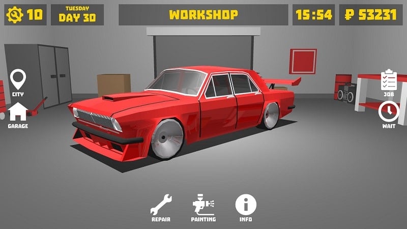 Retro Garage mod