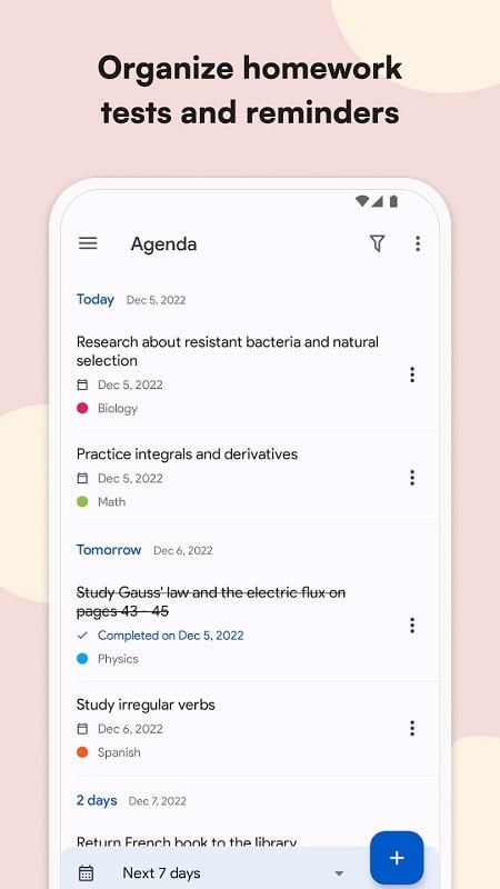 School Planner mod