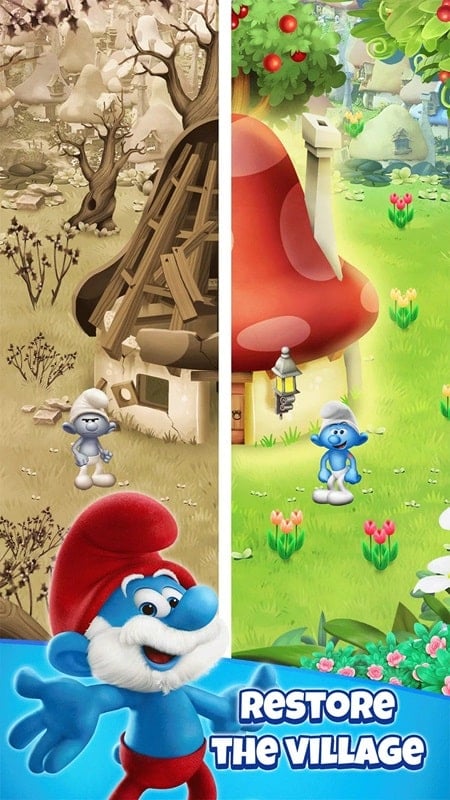 smurfs-bubble-shooter-android Smurfs Bubble Shooter android