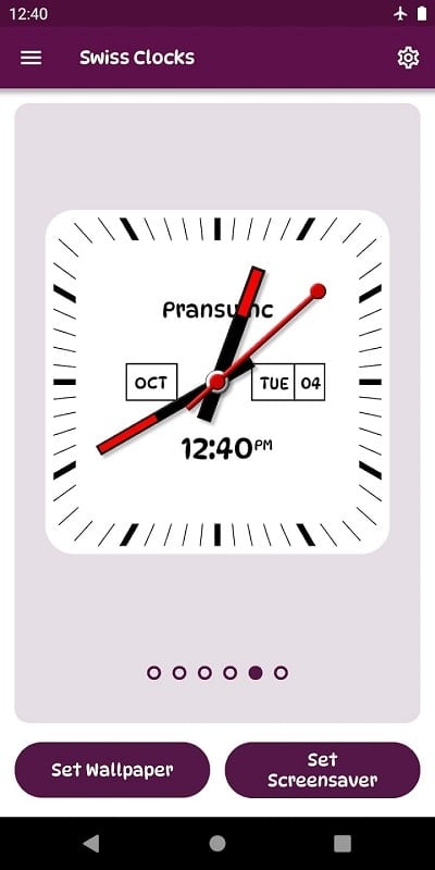 SwissClocks Live wallpaper mod android free