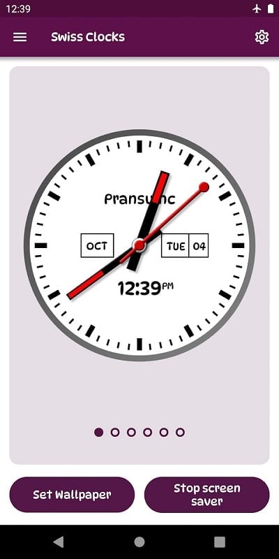 SwissClocks Live wallpaper mod