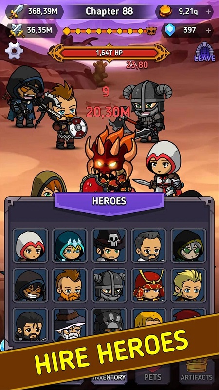 Tap Hero Clicker mod