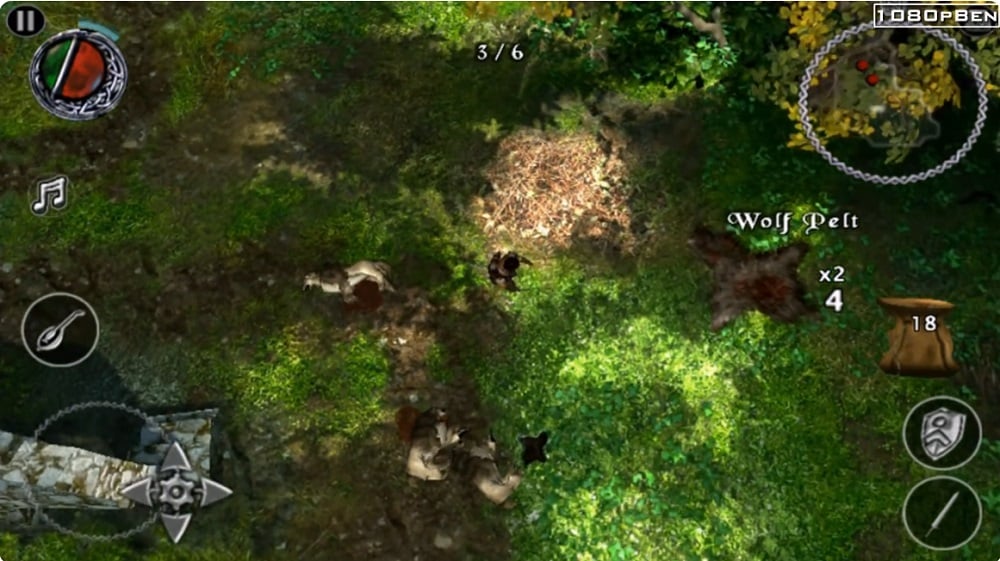 the-bards-tale-mod-apk Giết động vật để lấy da trong The Bard's Tale MOD APK