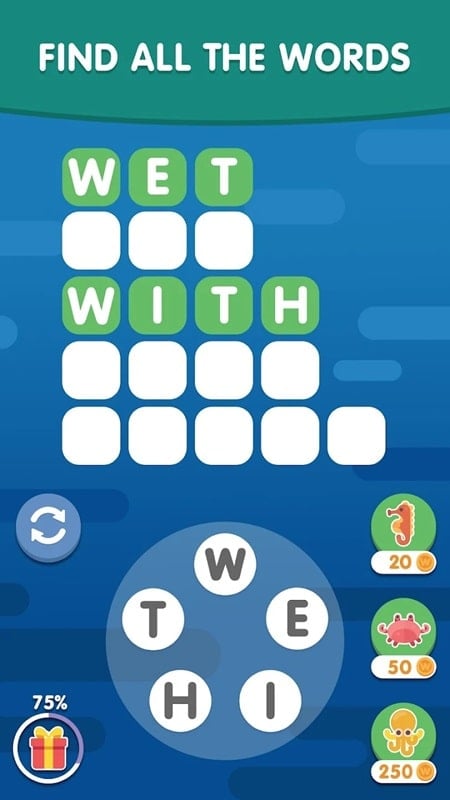 word-search-sea-mod-free Word Search Sea mod free