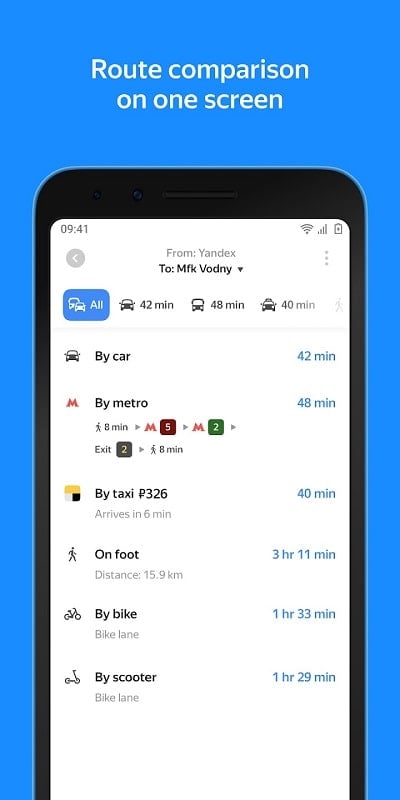 Yandex Maps mod apk