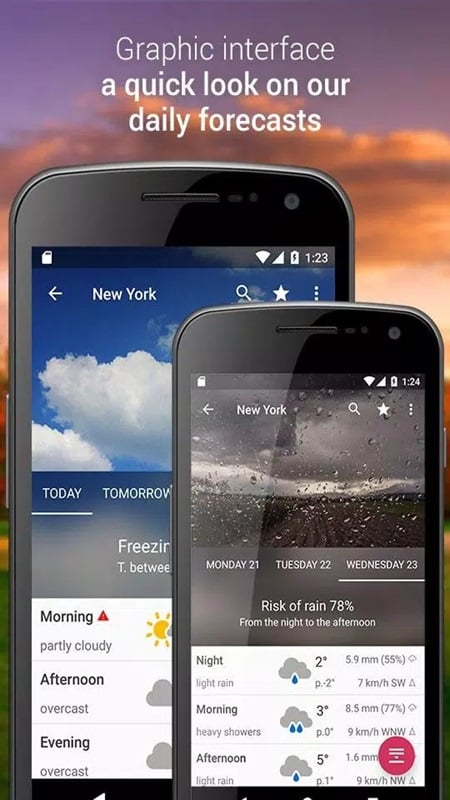 3b-meteo-mod-apk-5 Giao diện dễ sử dụng, người dùng có thể dễ dàng theo dõi tình hình thời tiết trong 3B Meteo MOD APK