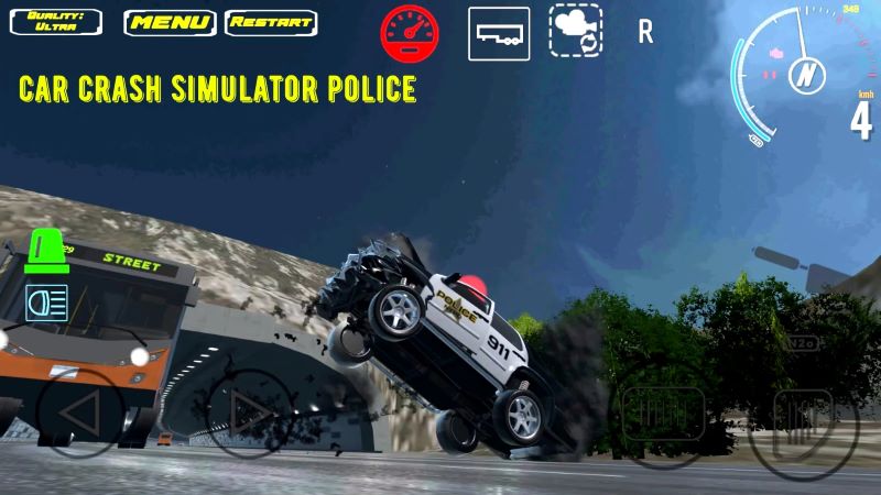 car-crash-simulator-police-mod-free Car Crash Simulator Police mod free