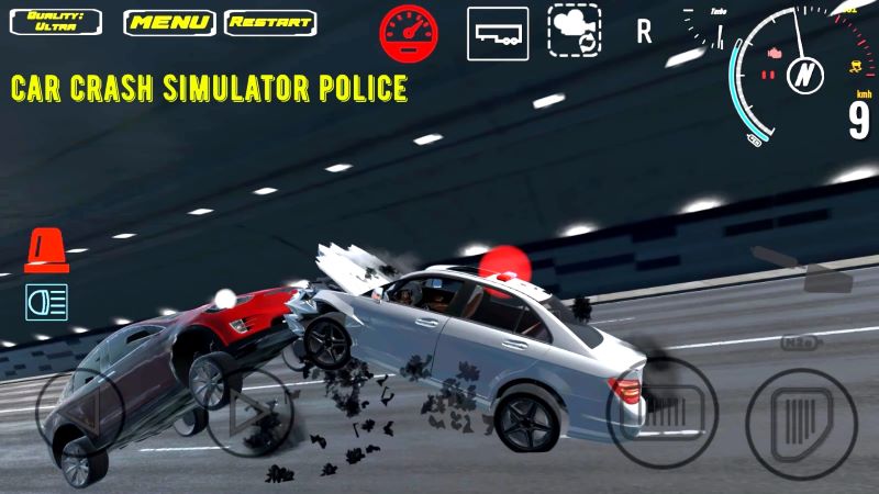 car-crash-simulator-police-mod Car Crash Simulator Police mod