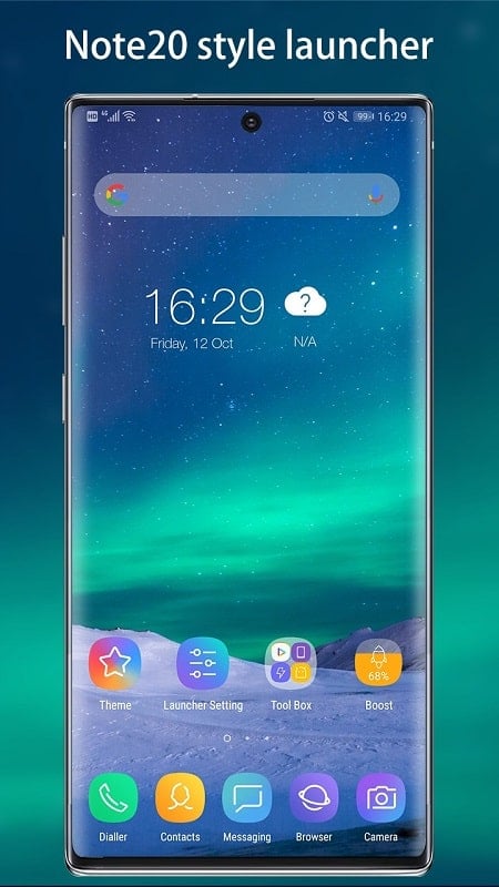 Cool Note20 Launcher mod