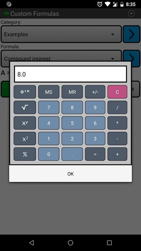 Custom Formulas mod android free