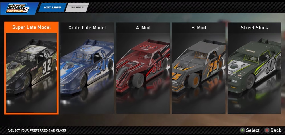 dirt-trackin-3-mod-apk-3 Lựa chọn mẫu xe mà bạn thân yêu thích để đưa vào các cuộc đua xe trong Dirt Trackin 3 MOD APK