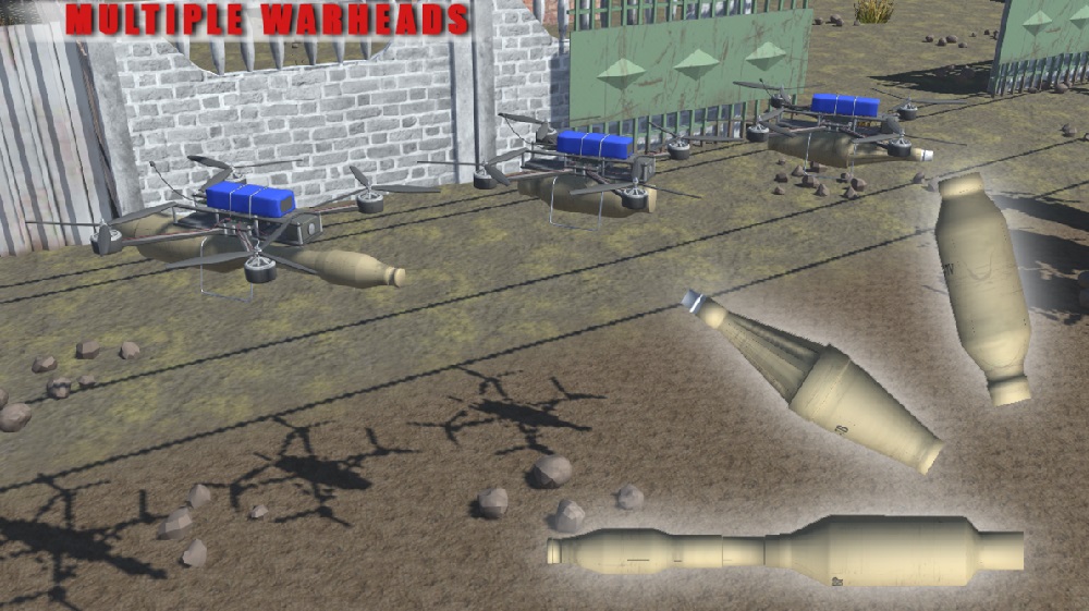 drone-incoming-mod-apk-4 Lựa chọn máy bay không người lái và gắn đạn cho chiếc máy bay để thực hiện nhiệm vụ trong Drone Incoming MOD APK