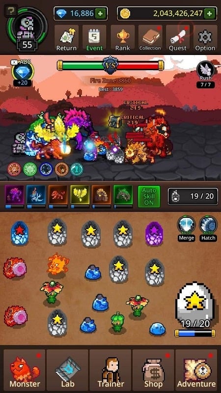 Grow Merge Monsters mod android
