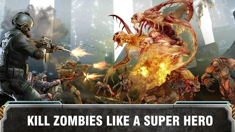 Gunfire strike android