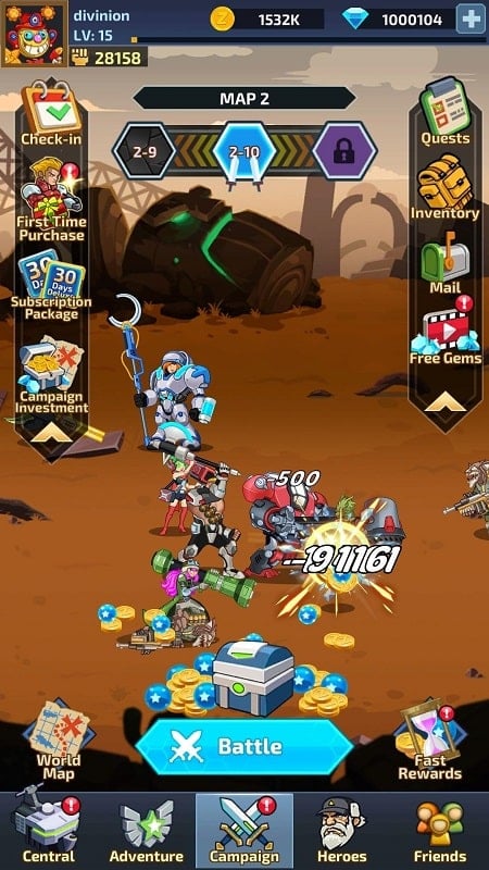 Idle Arena free min