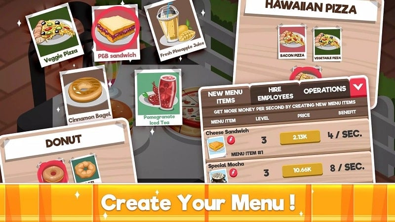 Idle Coffee Shop Tycoon free