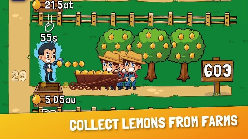 Idle Lemonade Tycoon Empire mod apk