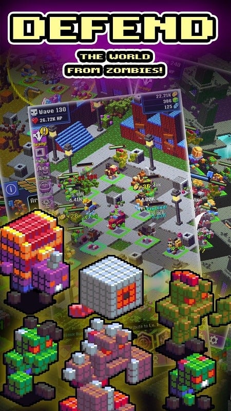 Idle TD Heroes vs Zombies mod