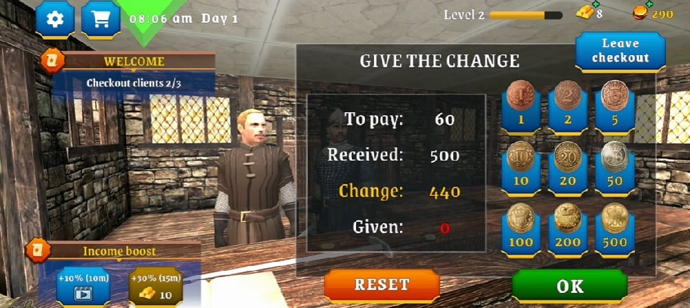 knight-shop-simulator-mod-apk-3 Bán hàng cho các hiệp sĩ trong Knight Shop Simulator MOD APK