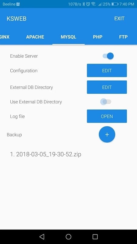 KSWEB web developer kit mod android