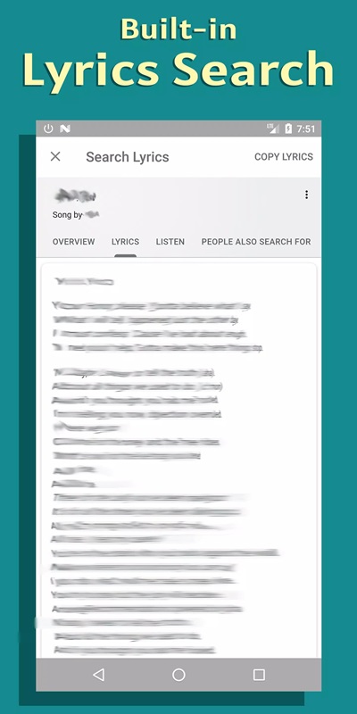 lyrics-editor-mod-apk-2 Sử dụng các cách tìm kiếm để tìm lời bài hát nhanh chóng trong Lyrics Editor MOD APK
