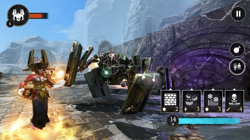 Magic vs. Metal android