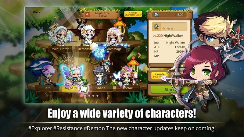 MapleStoryM mod free