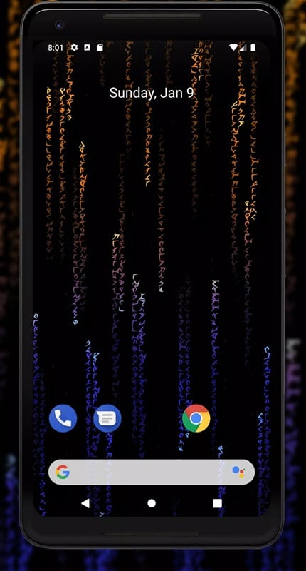 matrix-pro-live-wallpaper-mod-apk-2 Thay đổi hướng rơi cho các ký tự trong Matrix PRO Live Wallpaper MOD APK