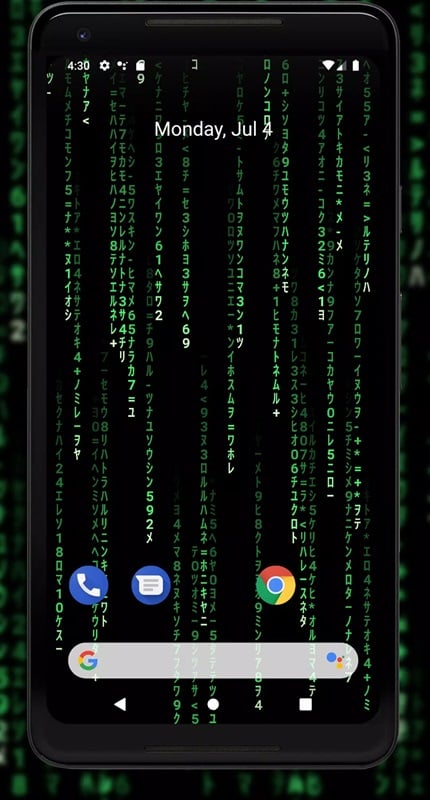matrix-pro-live-wallpaper-mod-apk-5 Hình nền động dành riêng cho màn hình khóa trên Android trong Matrix PRO Live Wallpaper MOD APK