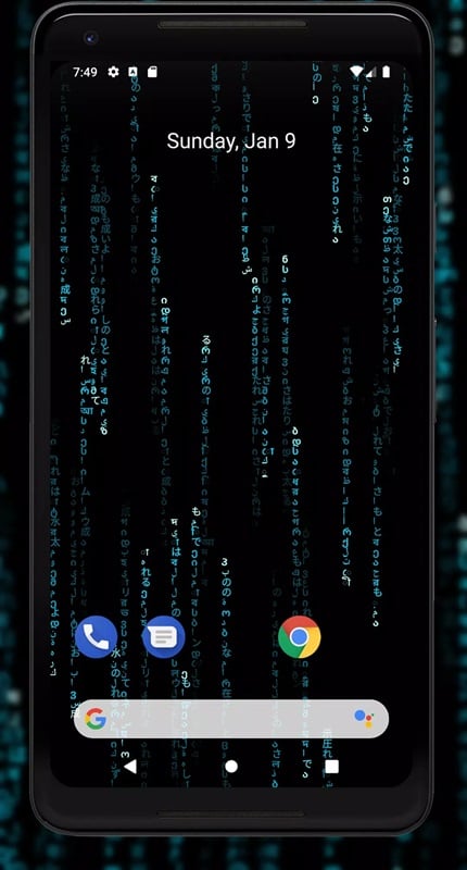 matrix-pro-live-wallpaper-mod-apk-6 Điều chỉnh tốc độ rơi của các ký tự sao cho phù hợp trong Matrix PRO Live Wallpaper MOD APK