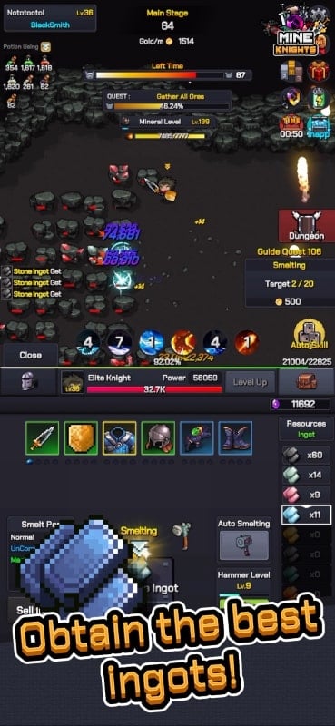 mine-knights-mod-apk Mine Knights mod apk