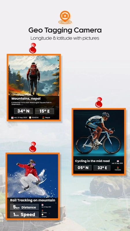 my-elevation-altimeter-app-mod-apk-2 Gắn thẻ ví trị trên mỗi bức ảnh dễ dàng bằng máy ảnh trong My Elevation: Altimeter App MOD APK