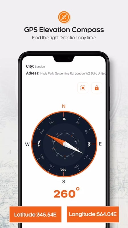 my-elevation-altimeter-app-mod-apk-3 Sử dụng la bàn độ cao GPS để dễ dàng tìm kiếm hướng di chuyển trong My Elevation: Altimeter App MOD APK