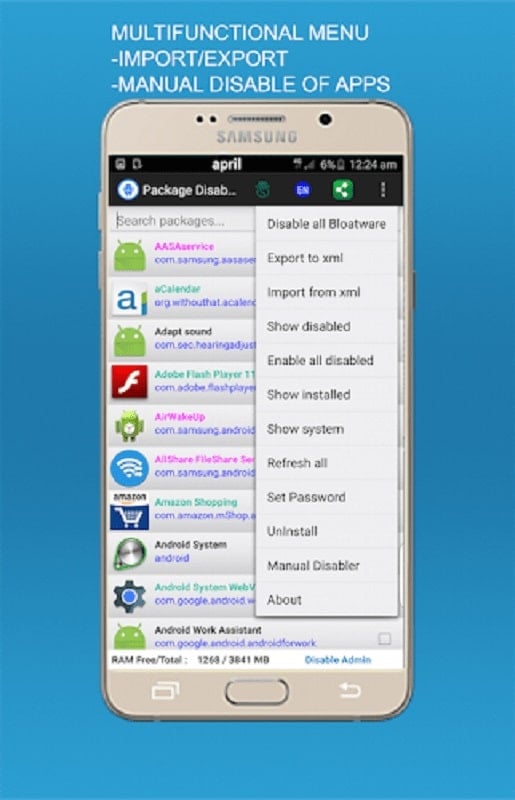 Package Disabler mod apk