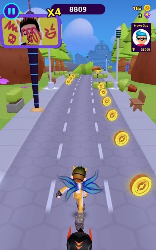 PKXD Runner mod min