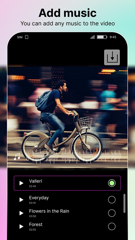 slow-motion-video-fx-mod-apk-4 Thêm âm thanh có sẵn cho các video của bạn trong Slow Motion Video FX MOD APK
