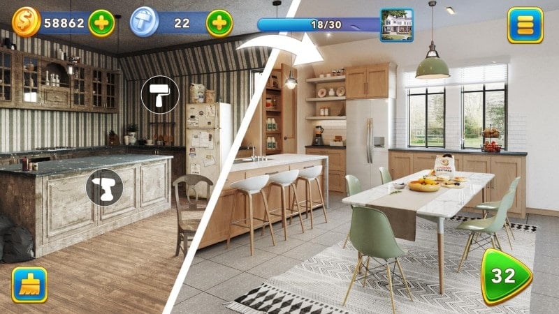 Solitaire Tripeaks Makeover apk