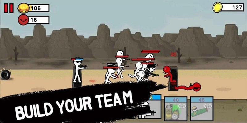 Stickman Army WWLF mod apk free