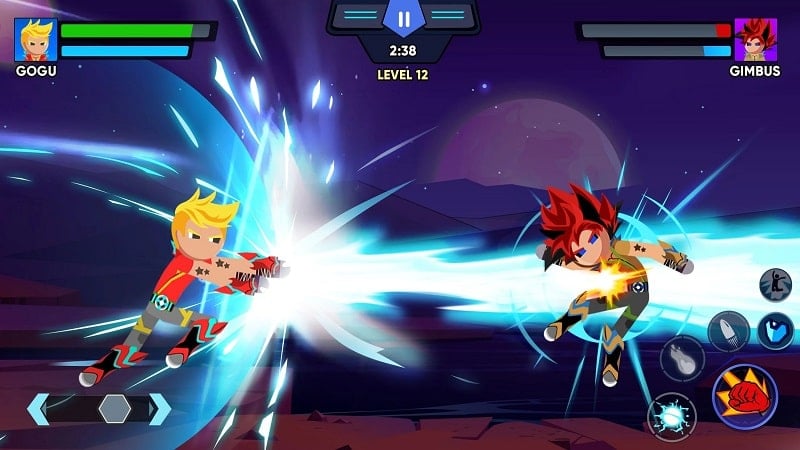 Super Stickman Fighting Battle mod apk free