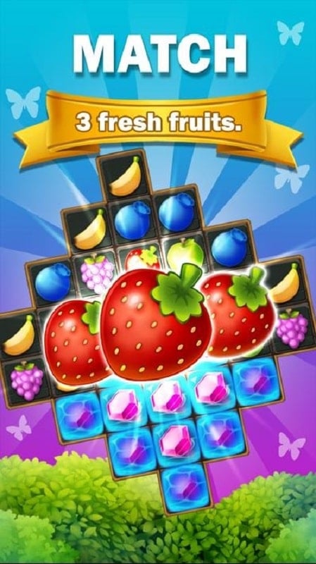 Sweet Fruits POP Match 3 mod