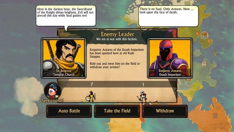 Swords and Sandals Crusader Re mod apk